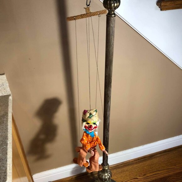 Vintage Mexican Clown marionette - Picture 8 of 10